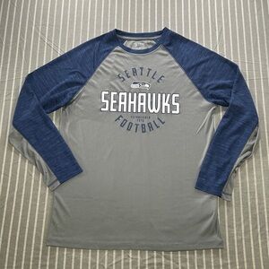 Seattle Seahawks team apparel long sleeve T-shirt Men's Size Large